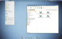 Bureau Ubuntu avec le thème Nodoka